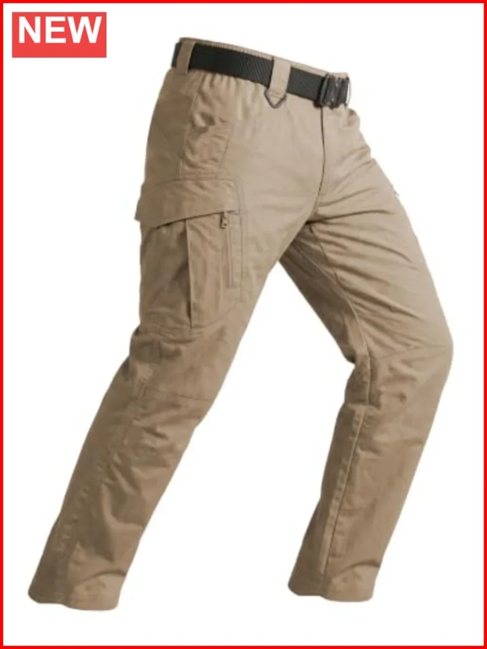 Men's Tactical Cargo Pants Stretch Ripstop Lightweight Waterproof Multi Pockets